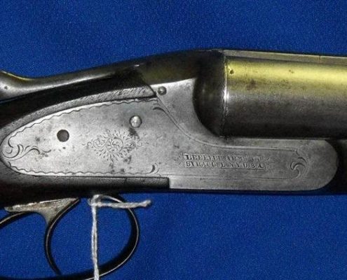 Intricately Engraved Double Barreled Shotgun